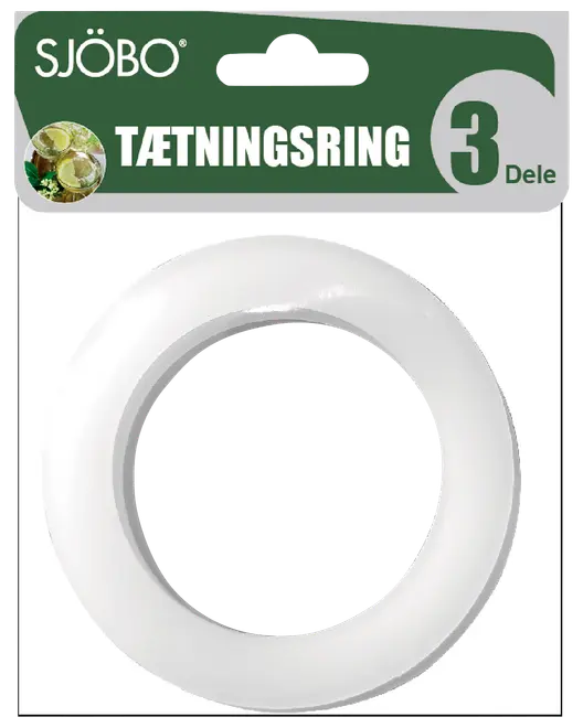 Silikonering til henkogningsglas 3-pak