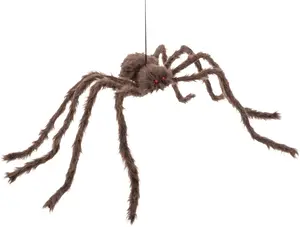 Halloween spindel 125 cm - brun