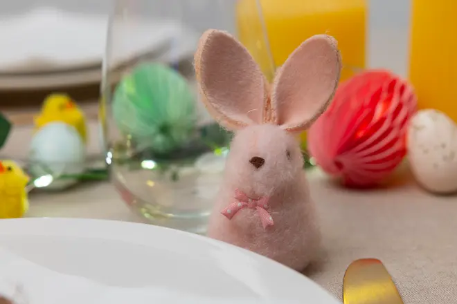 Påskhare H. 8 cm 3-pack