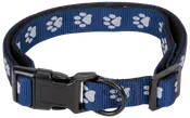Hundehalsbånd med poter str. L