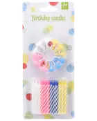 Kagelys med holdere 12-pak - assorterede varianter