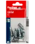 Fischer Gipsplug metal m. skrue GKM S 6 stk.