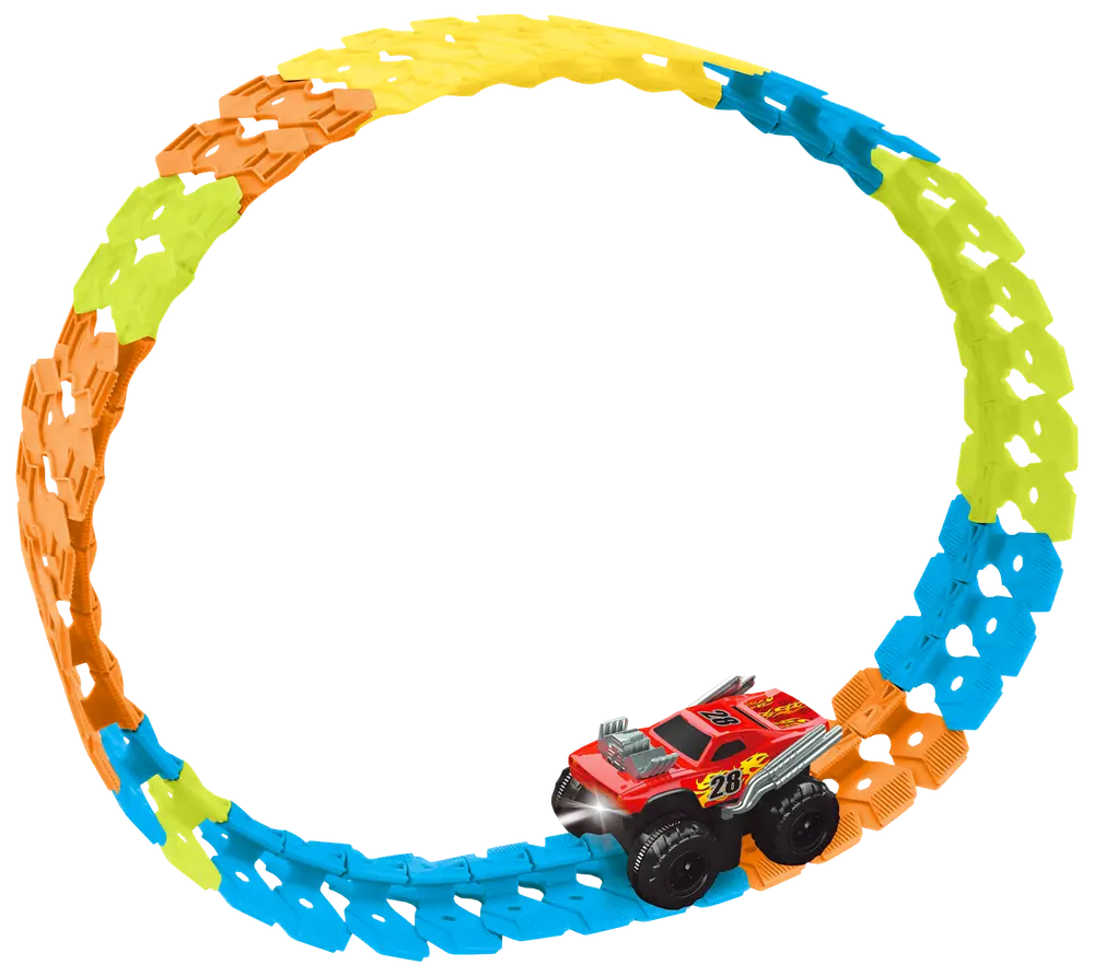 GO TRACKS Bilbana inkl. bil - 144 delar