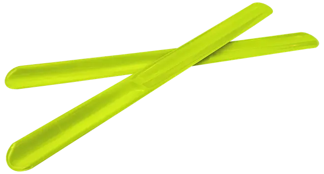 Synlig i Mørket Refleksbånd snap-on 2-pak