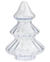 Julgranslampa i glas - höjd 20 cm