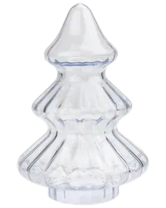 Julgranslampa i glas - höjd 20 cm