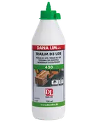 750 ml DANA LIM D3 udendørs trælimflaske med grøn låg og doseringsspids.