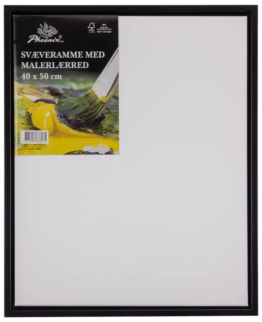 Svävarram målarduk 50X40 svart