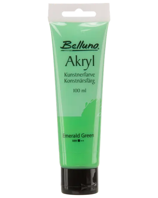 Akrylfärg smaragdgrön 100 ml