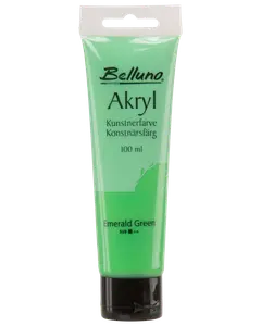 Belluno Akrylfarve 100 ml Emerald green