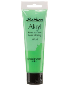 Belluno Akrylfarve 100 ml Emerald green