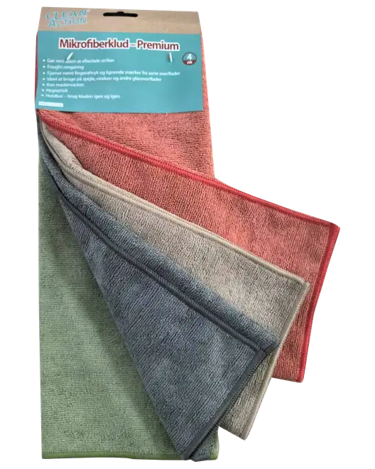 Mikrofiberduk 41x48 cm - 4 st