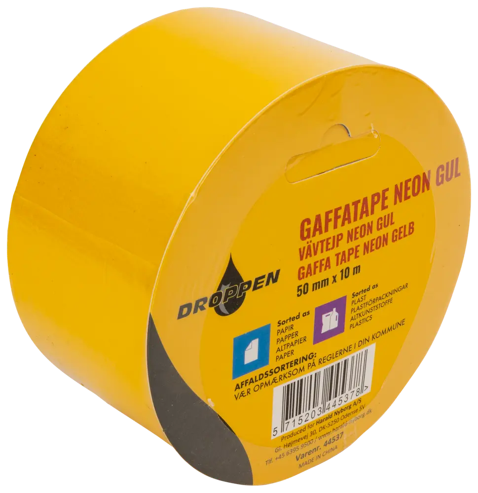 Gaffatape Neon gul