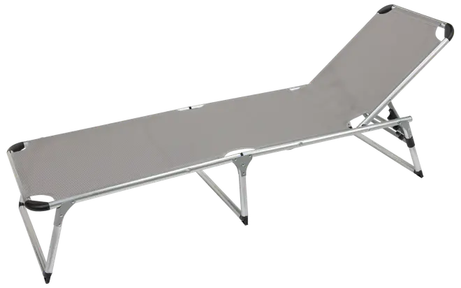 CampOut Drømmeseng aluminium - grå/sort