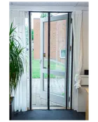 Schuster Myggenet til dør - sort