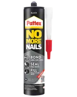Pattex No More Nails lim- og tætningsmasse, hvid, til limning, tætning og udfyldning. Skimmelsvampresistent, egnet til inde- og udendørs brug. Med præcisionsdyse.