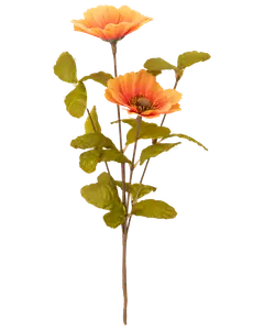 Blomst kunstig 30 cm - orange