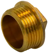 Ändplugg 1/2\" mässing