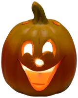 Pumpa för värmeljus halloween