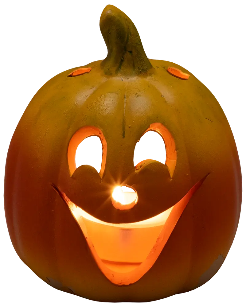 Pumpa för värmeljus halloween