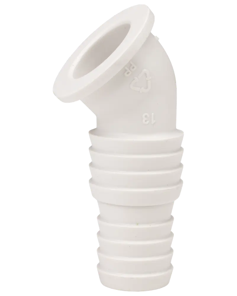 Vinkelslangestuds 3/4'' - Ø19-23 mm - 45°