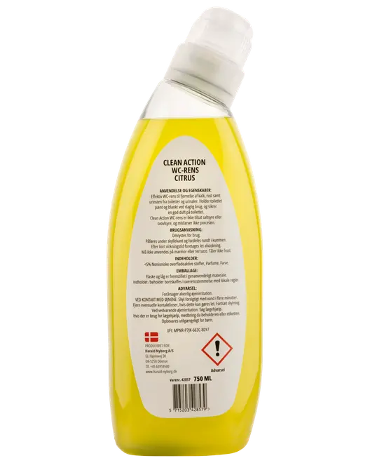 Clean Action WC Rens 750 ml - Citrus