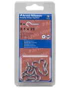 Skruekrog Ø2,1 x 25 mm 8-pak