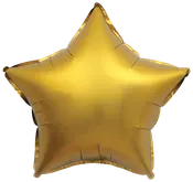 Folieballon 40 cm - Guld stjerne
