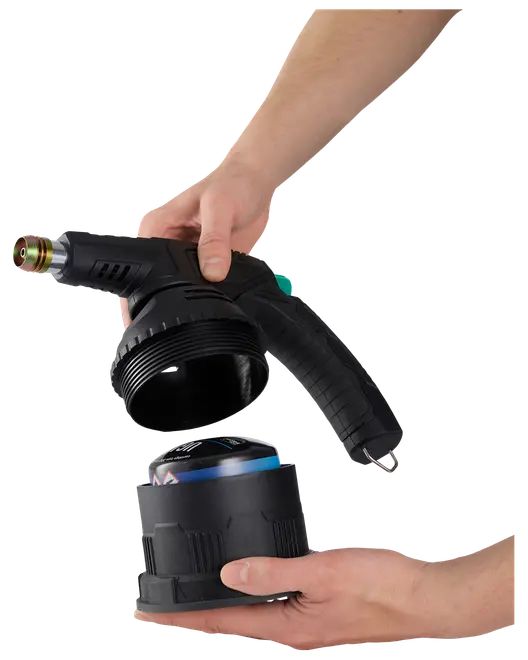 Gas blåslampa med Piezo-tändning