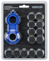 Luftblandedysesæt med værktøj