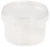 Plastbøtte med låg 280 ml Rund