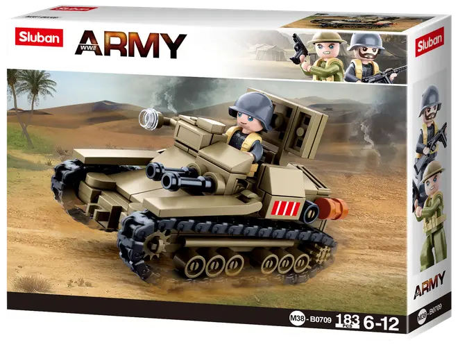 Sluban Army Tank M38-B0709 - 183 dele
