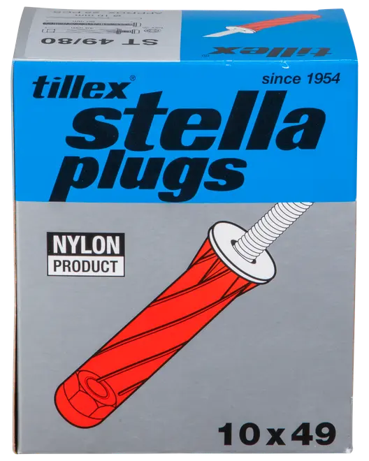 Plugg röd pan 5x80mm pkt 25st