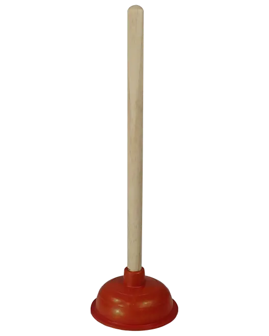 Clean Action Vaskrensare med trähandtag L. 42 cm