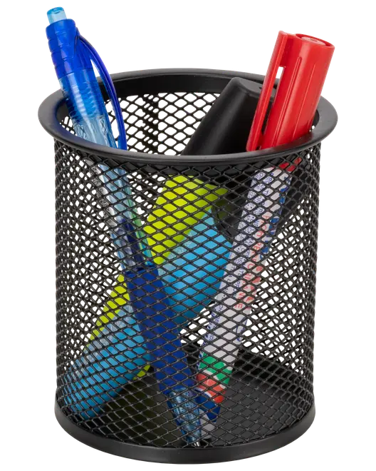 Penneholder rund metal Ø8,9 cm