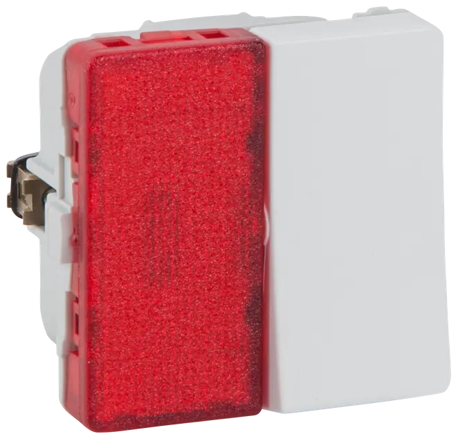 LK FUGA Afbryder 1 pol med lampe