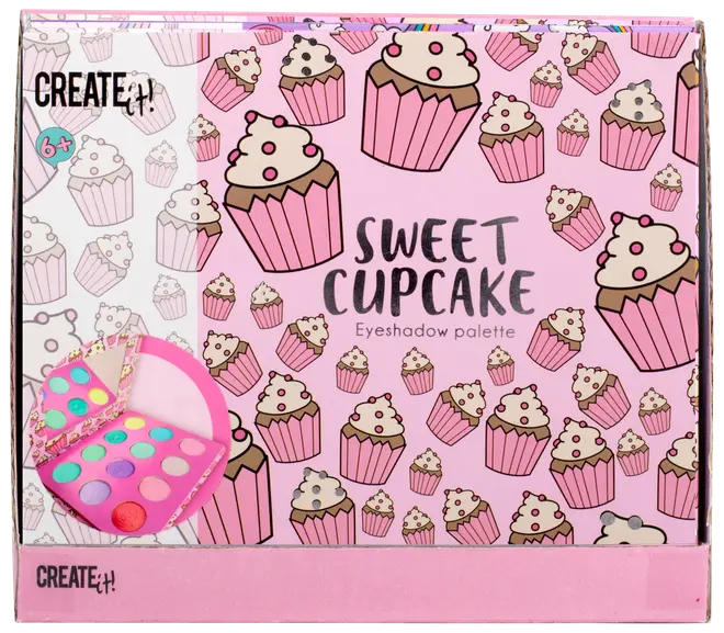 CREATEit Øjenskygge palette med spejl - ass. farver