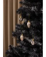 Julkulor silver/champagne 10-pack 
