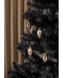 Julkulor silver/champagne 10-pack 