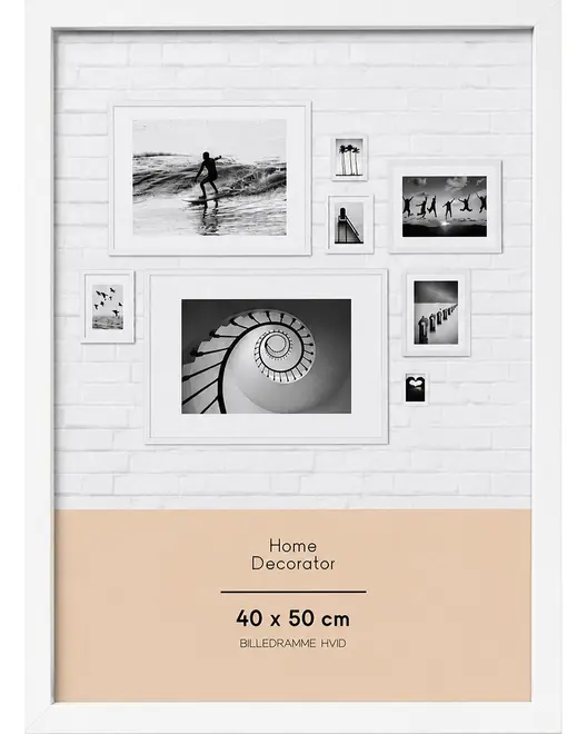 SJÖBO Home Billedramme 40 x 50 cm - hvid