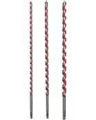 Lange spiral træbor 3 stk.