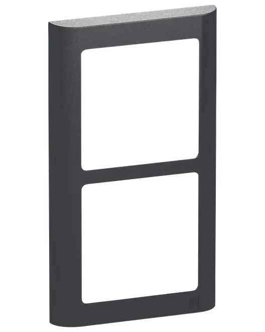 LK FUGA Designramme SOFT 2 x 1 modul - koksgrå