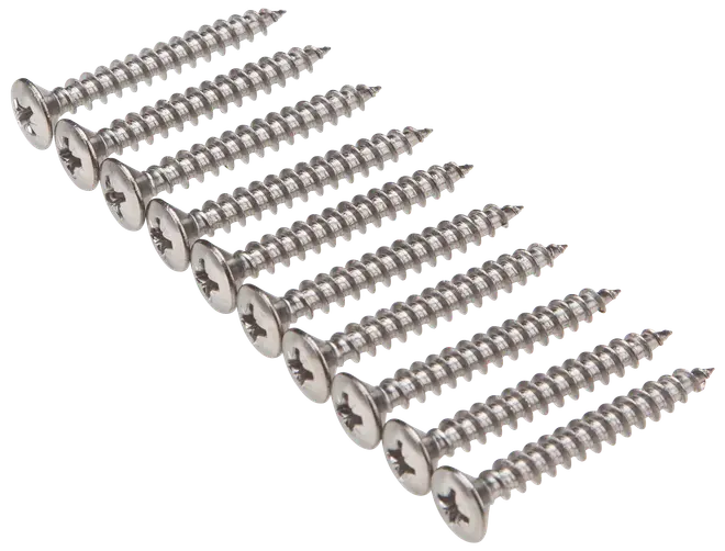 VVS-skrue A2 5 x 40 mm 10-pak