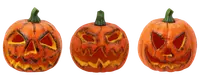 Halloween pumpa LED - 15 cm