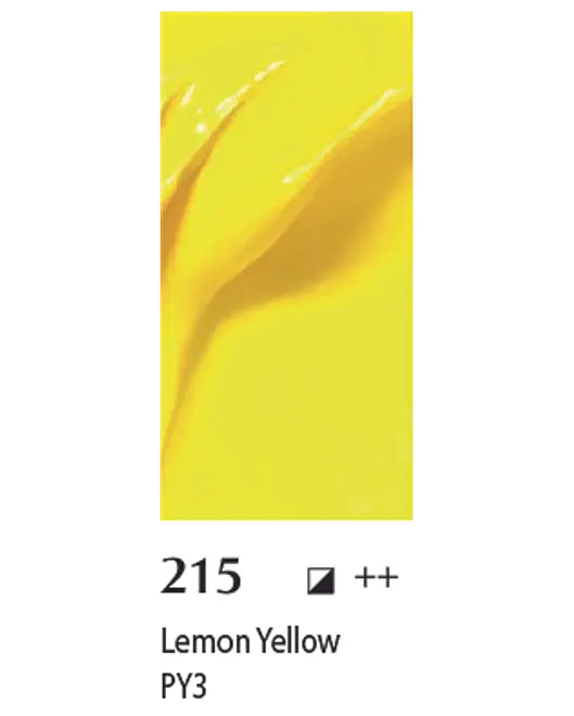 Akrylfarve 100 ml Lemon yellow