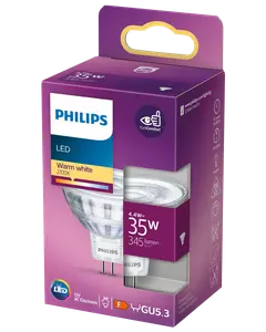 PHILIPS Stiftlampa 4,4W GU5,3 MR16