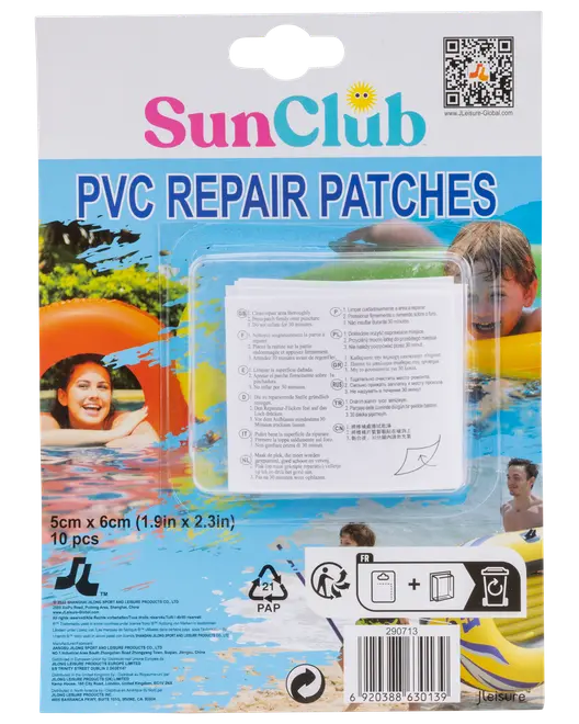 Reperationslappar till pool 5 x 6 cm, 10-pack