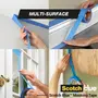 Scotch Blue malertape påføres forskellige overflader, herunder vægge, lister, vinduer og skabe. Velegnet til flere overflader, ideel til maler- og beskyttelsesopgaver.