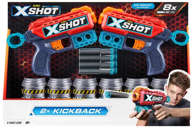 Zuru X-Shot 2x Kickback