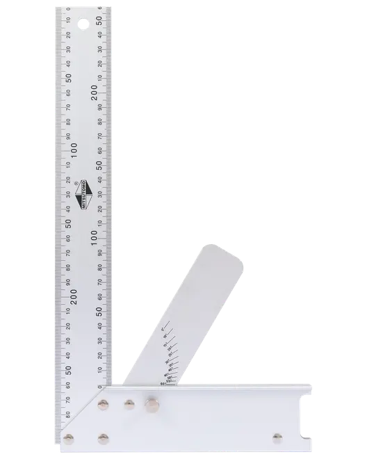 Vinkel med gradmåler 300 mm